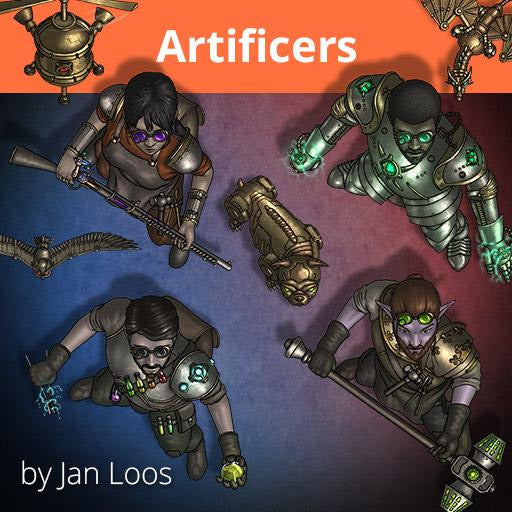 Artificers Token Pack Jan Loos Tabletop Rpg Creations