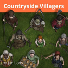Load image into Gallery viewer, Townsfolk Countryside Token Pack