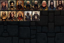Load image into Gallery viewer, Portraits and Tokens - Thugs and Thieves
