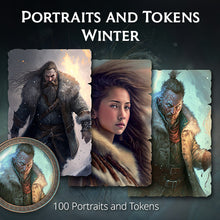 Load image into Gallery viewer, Portraits and Tokens - Winter