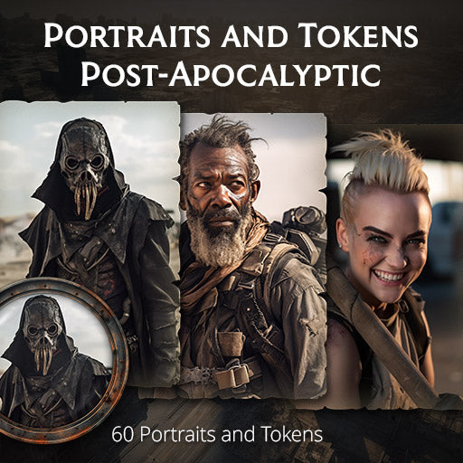 Portraits and Tokens - Post-Apocalyptic