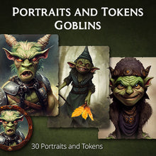 Load image into Gallery viewer, Portraits and Tokens - Goblins
