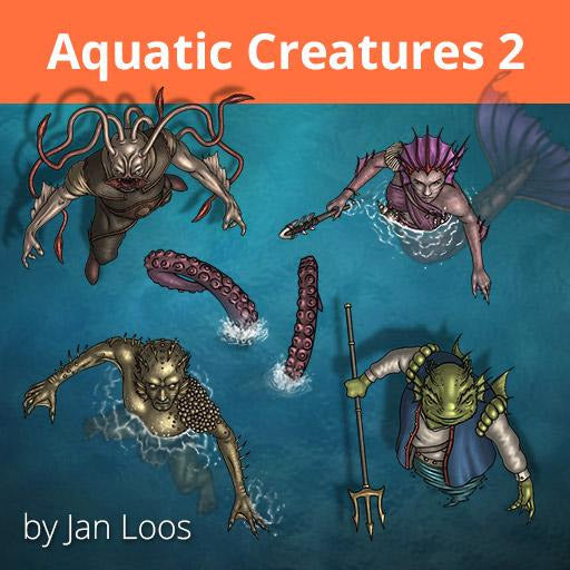 Aquatic Creatures 2 Token Pack