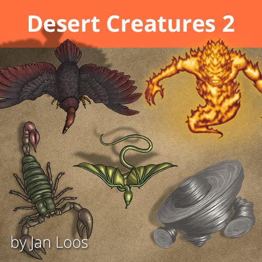 Desert Creatures 2 - Token Pack