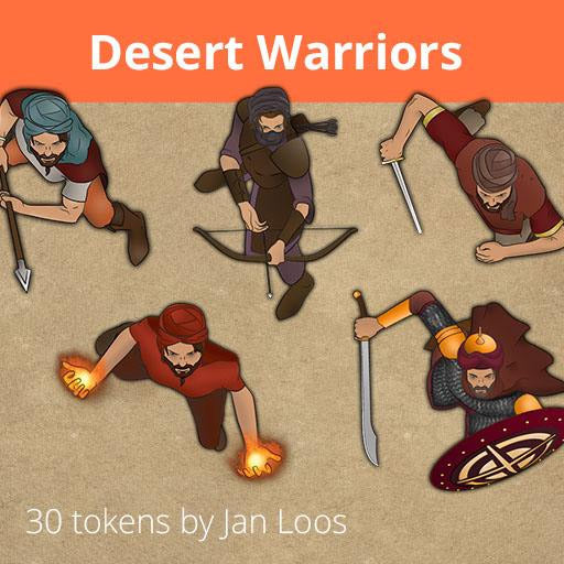 Desert Warriors Token Pack