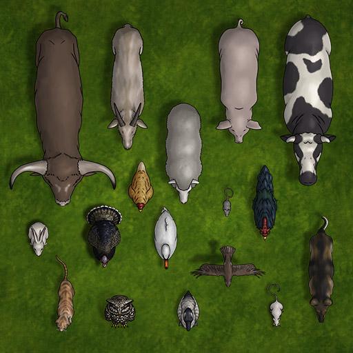 Farm Animals Token Pack