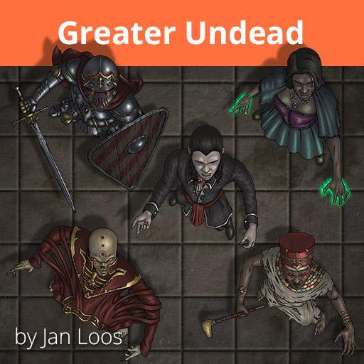 Greater Undead Token Pack