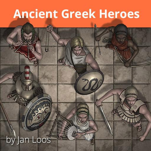 Greek Heroes Token Pack