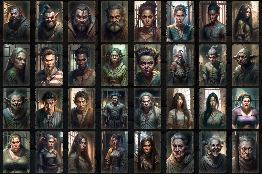 Portraits and Tokens - Prisoners