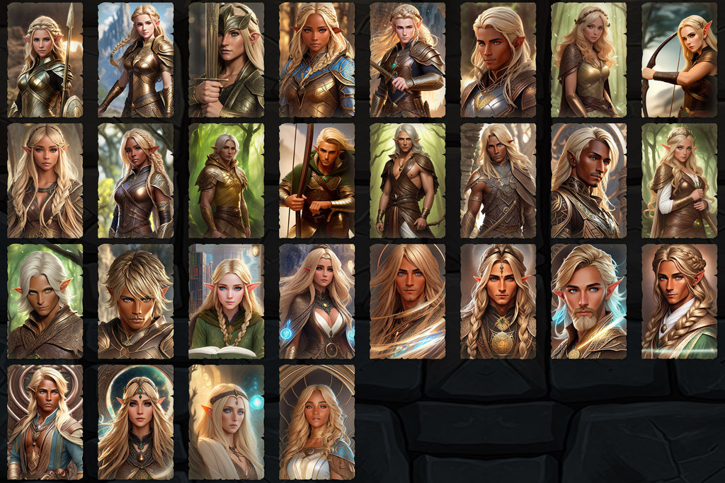 Portraits and Tokens - High Elves