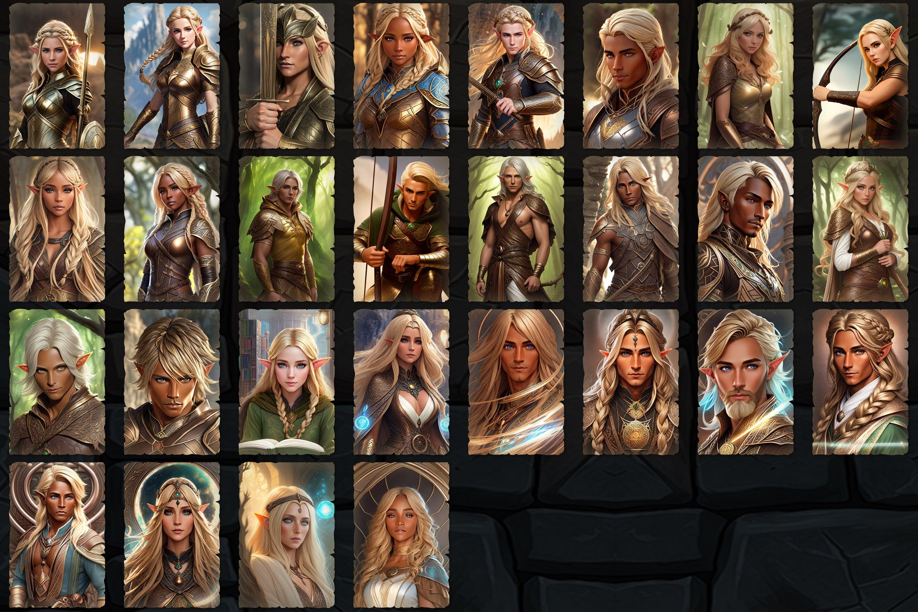 Portraits and Tokens - High Elves