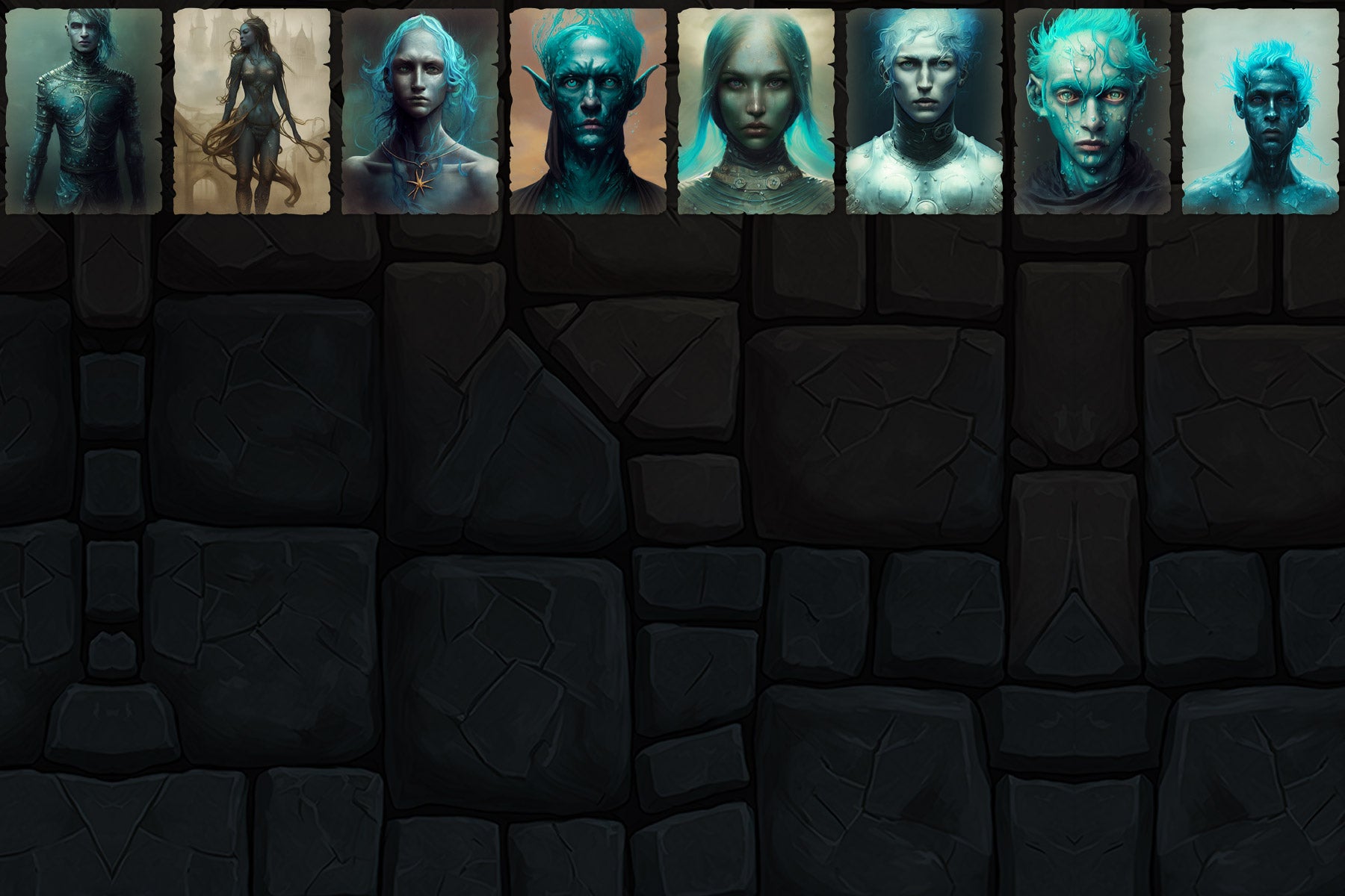 Portraits and Tokens - Touched by the Elements