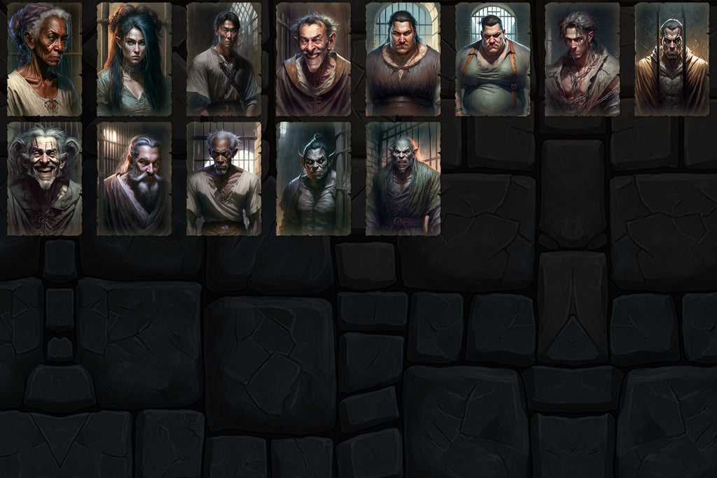 Portraits and Tokens - Prisoners