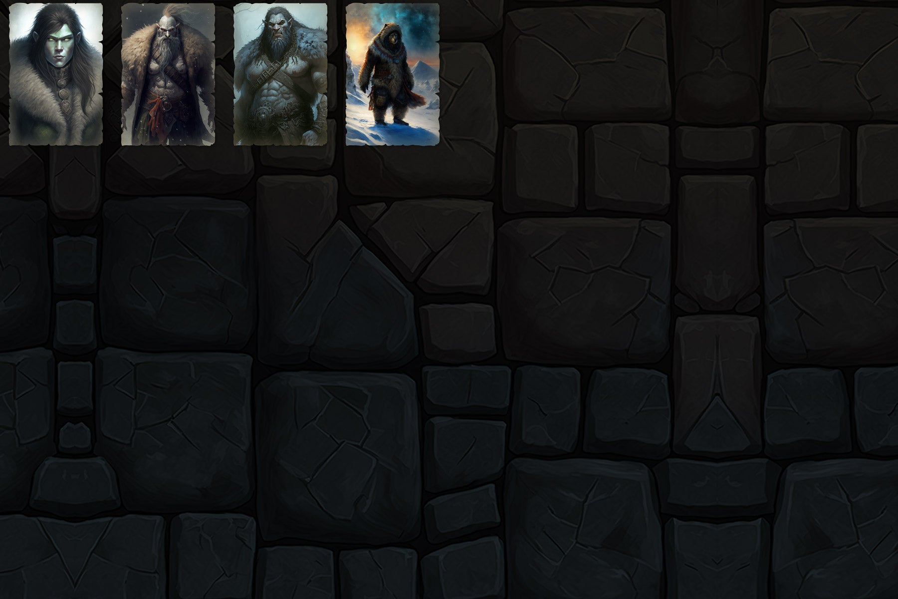 Portraits and Tokens - Winter