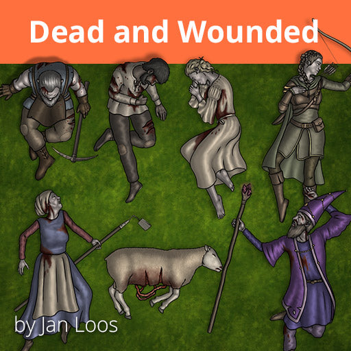 Dead and Wounded Token Pack