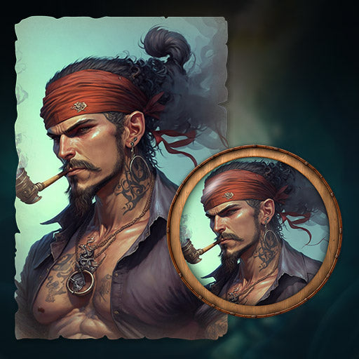 Portraits and Tokens - Pirates